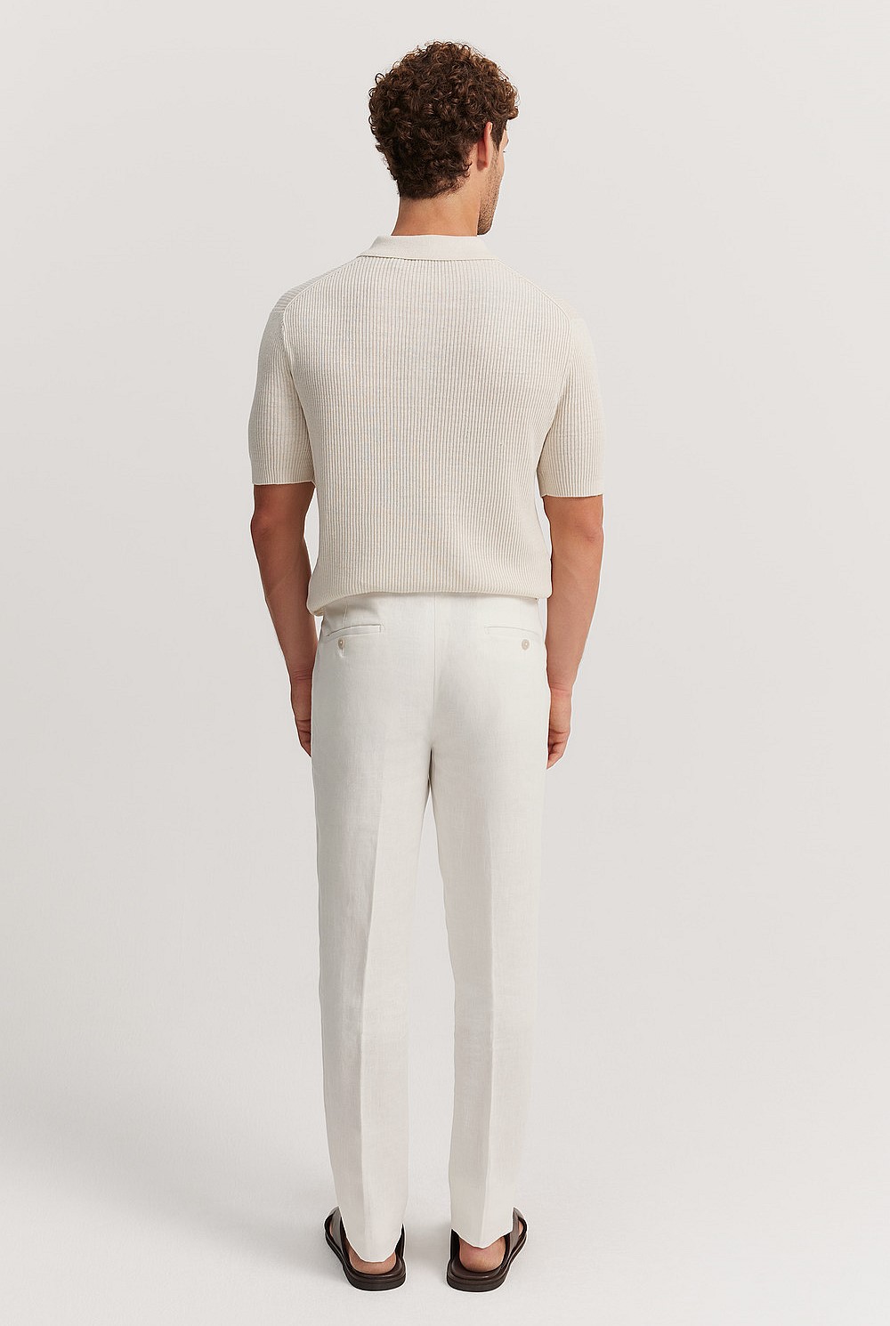 Pleated Linen Pant