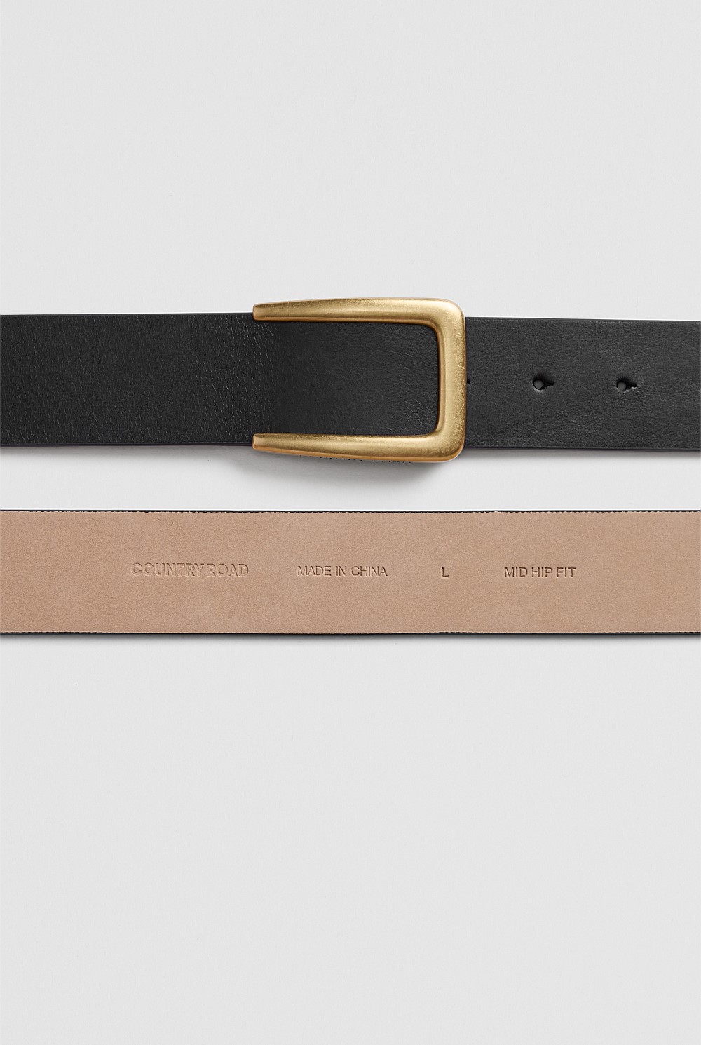 Leather Mid Belt