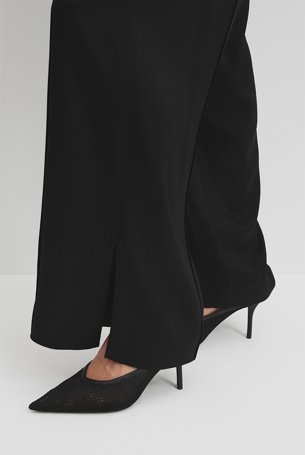 Satin Pull-On Pant