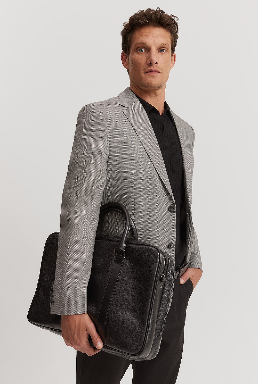 Leather Career Bag