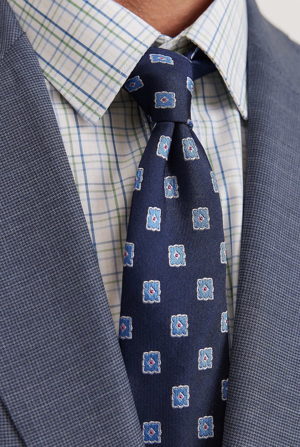 Silk Geometric Tie