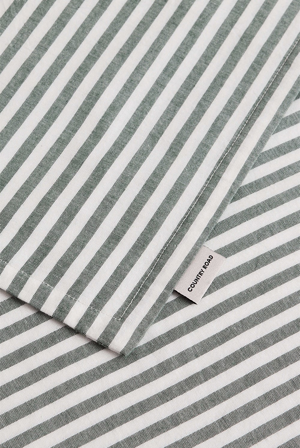 Brae Australian Cotton Stripe King Quilt Cover