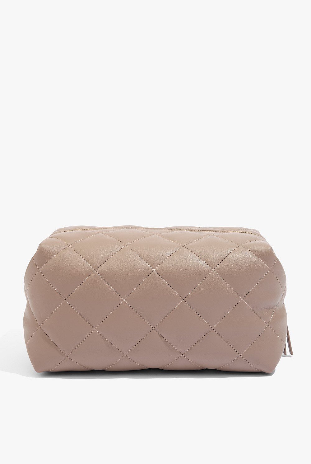 Quilted Zip Top Cosmetic Case