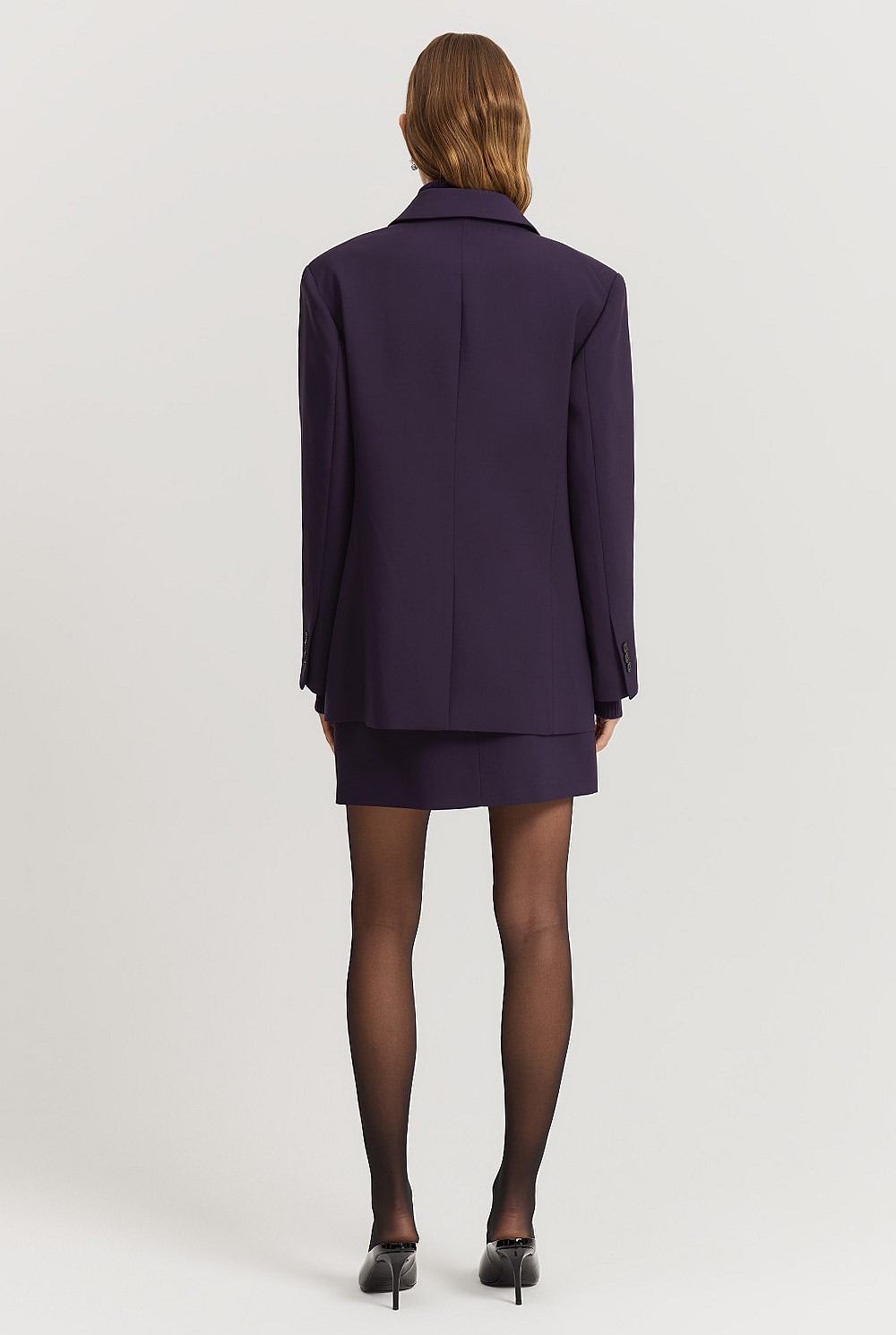 Wool Single-Breasted Blazer