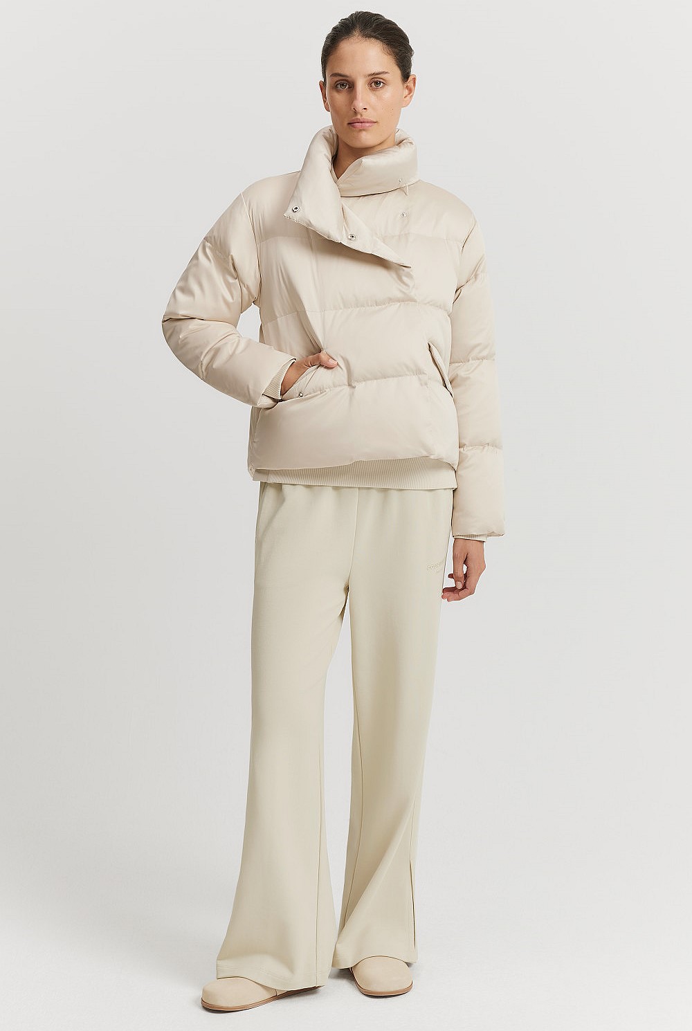 Polyester Relaxed Puffer Jacket