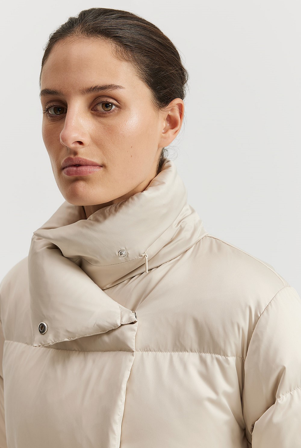 Polyester Relaxed Puffer Jacket
