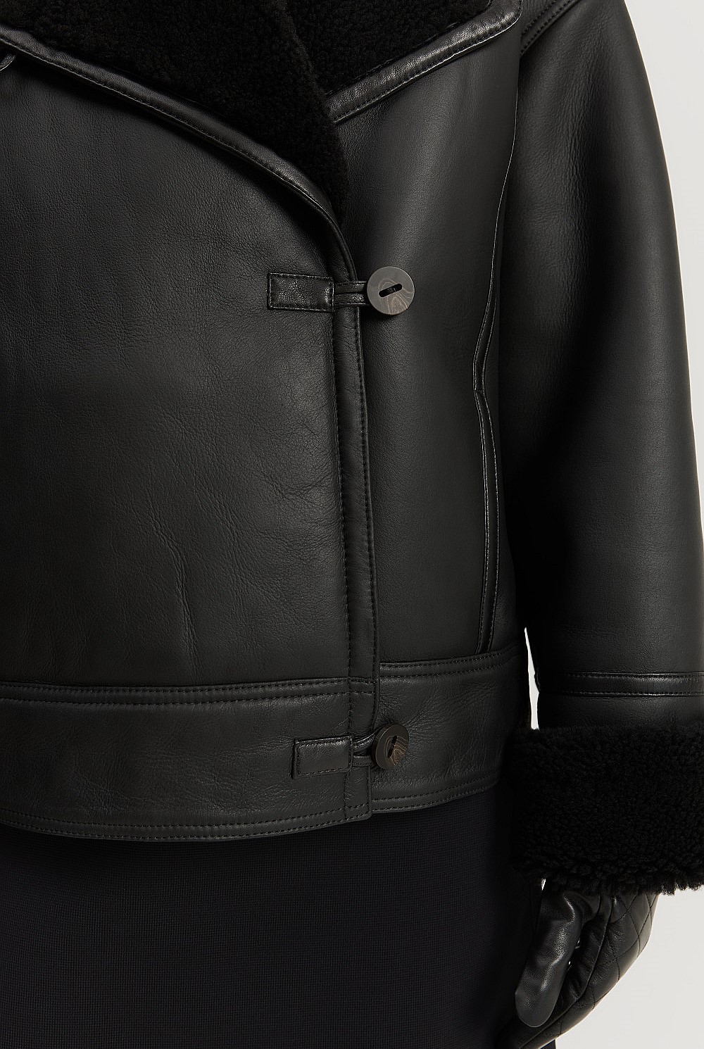 Leather Shearling Jacket