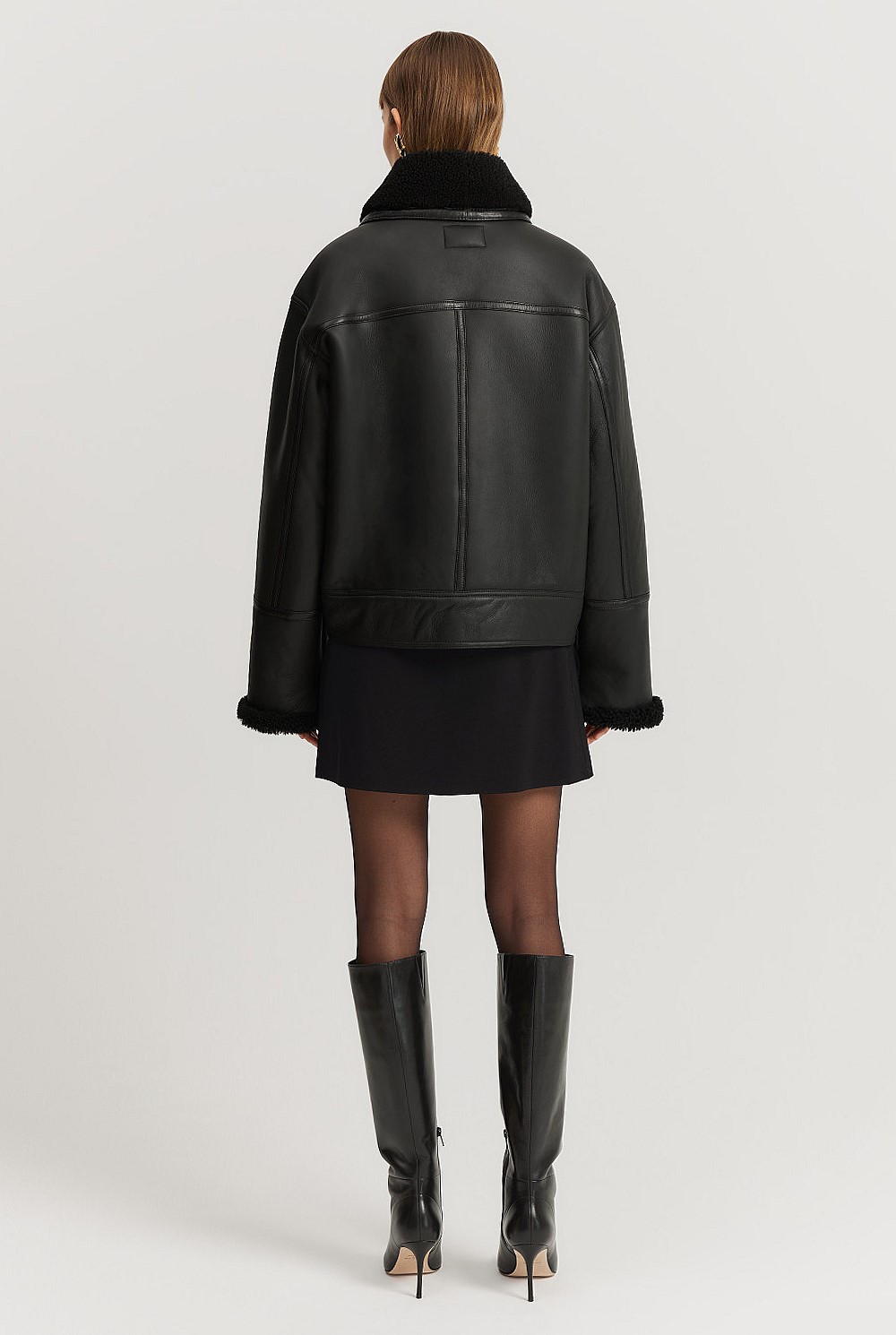 Leather Shearling Jacket