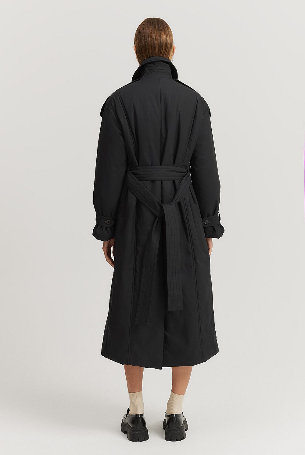 Padded Trench Coat