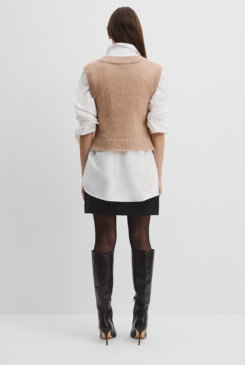 Fluffy Knit Vest
