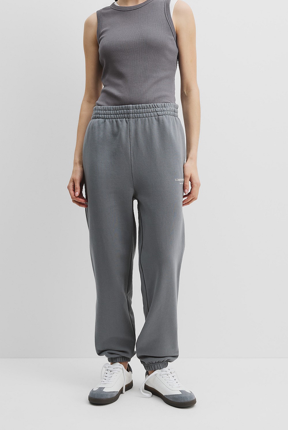 Australian Good Earth Cotton Logo Sweat Pant