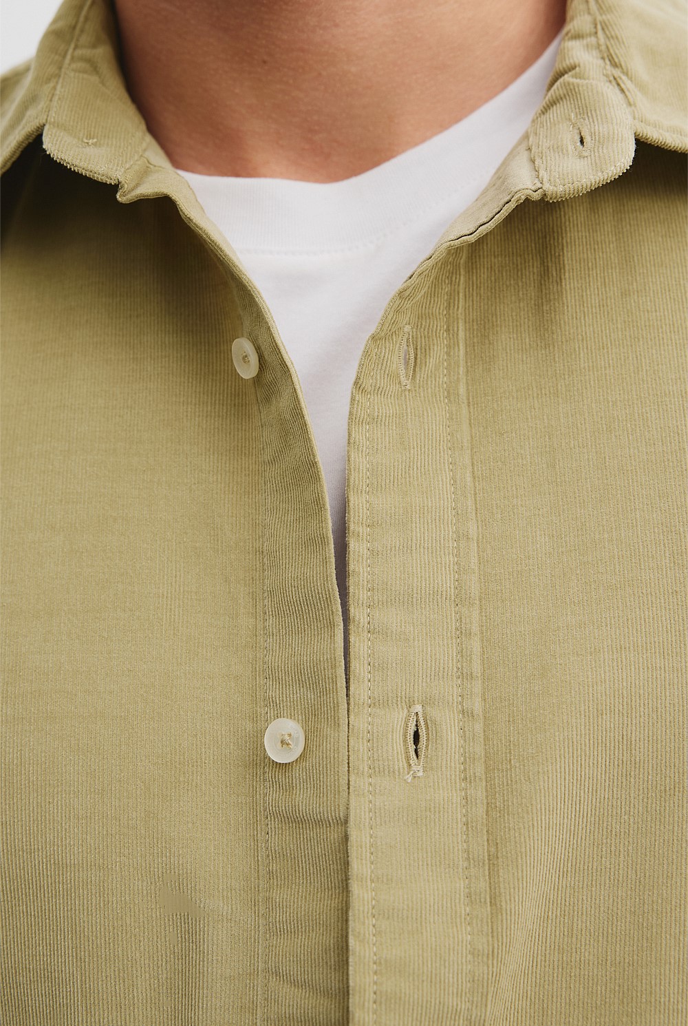 Regular Fit Corduroy Shirt