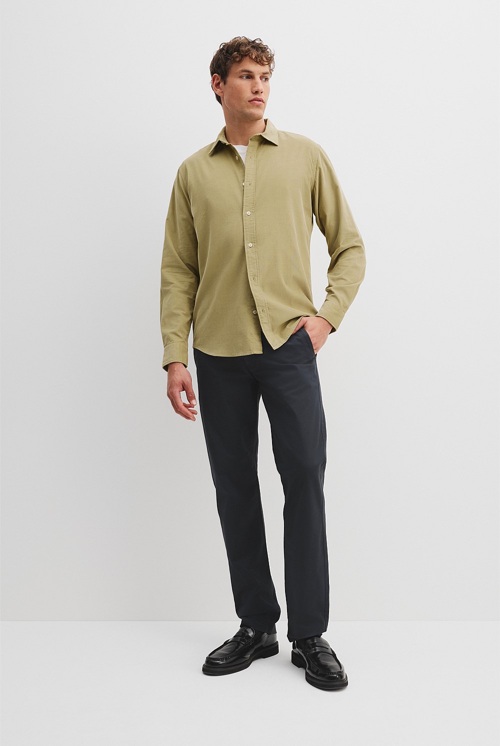 Regular Fit Corduroy Shirt