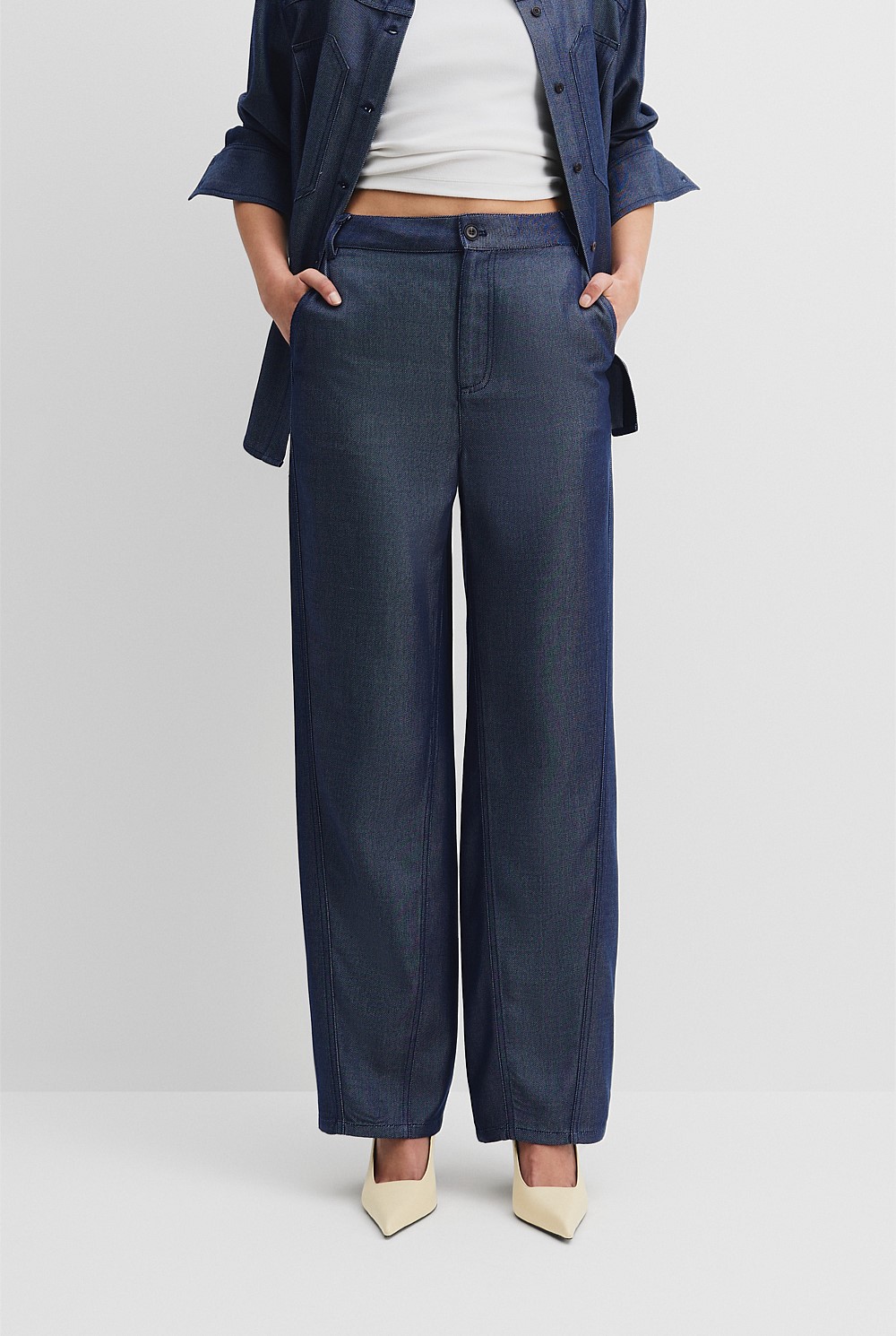 TENCEL Seam Detail Pant