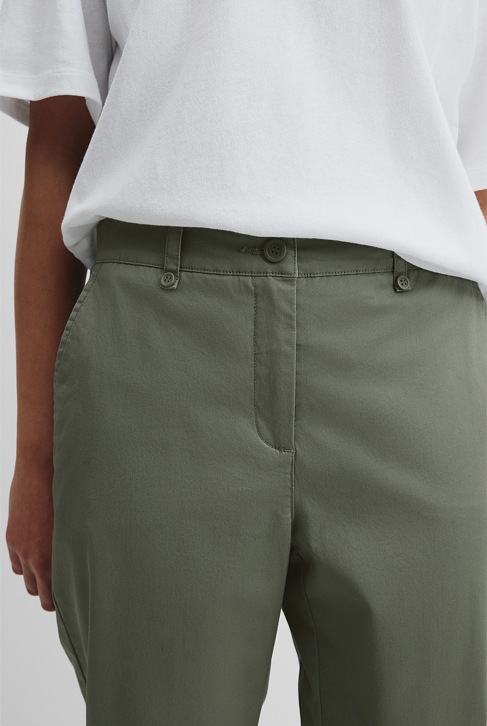 Australian Cotton Twill Walk Pant