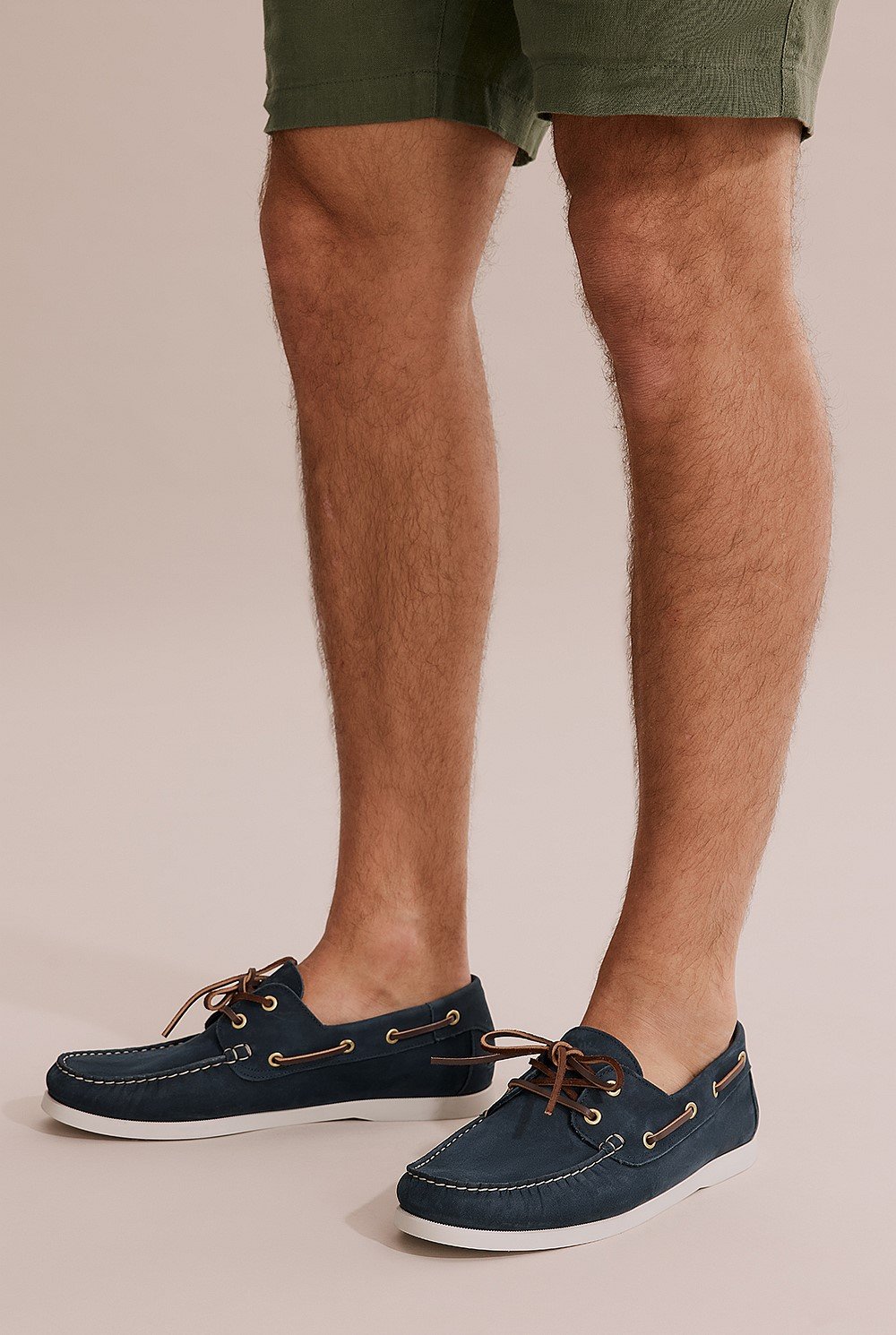 Flynn Nubuck Leather Boat Shoe