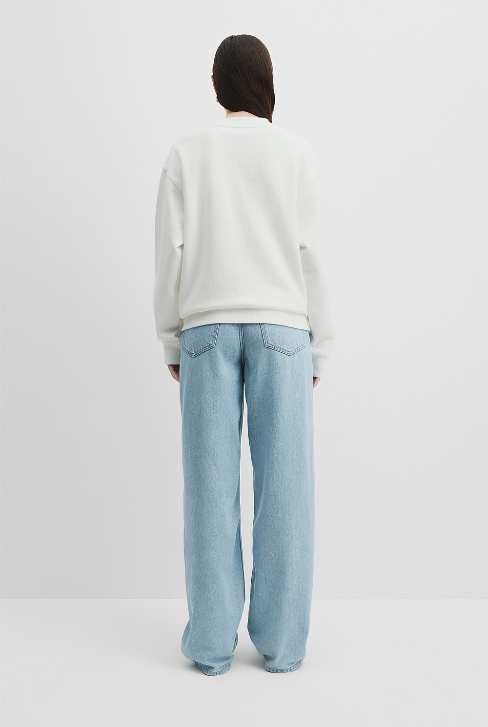 Cotton CR Logo Sweat