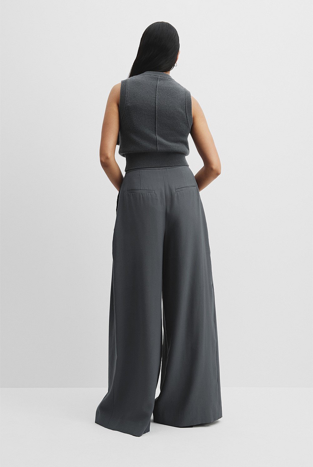 Palazzo Pleat Pant