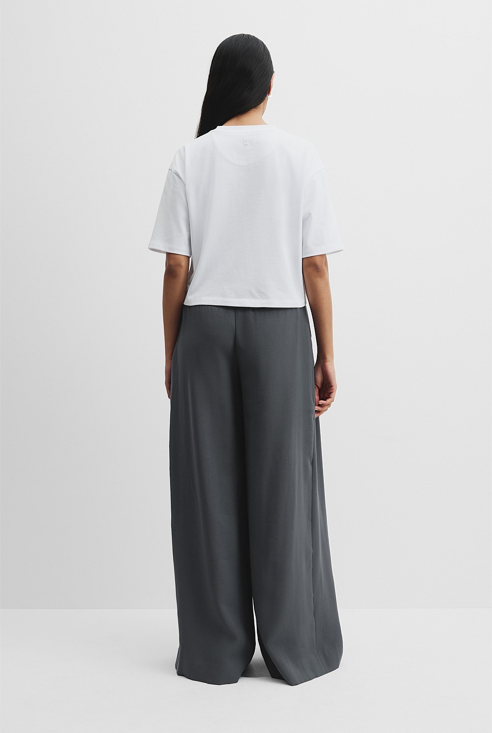 Australian Cotton Cropped T-Shirt