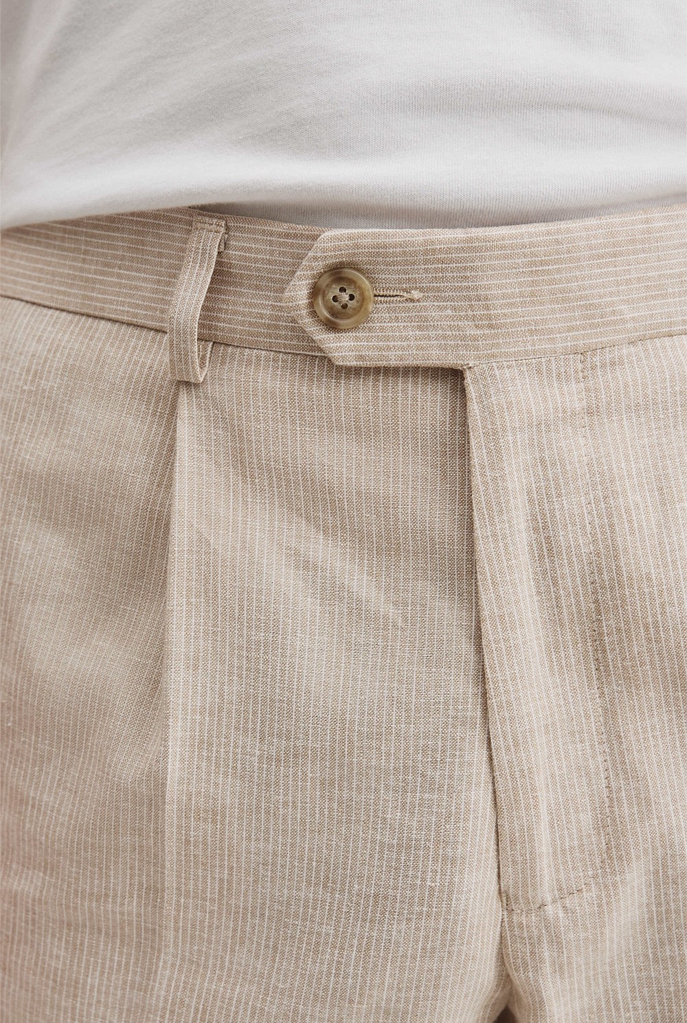 Linen Pinstripe Pant