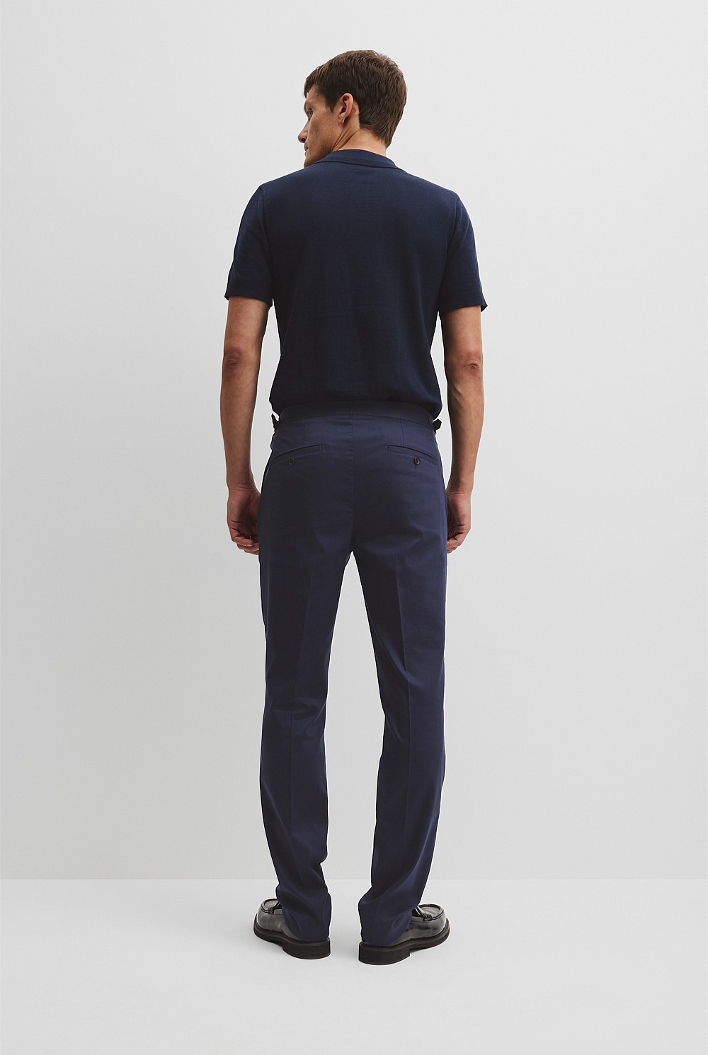 Lyocell Blend Buckle Pant