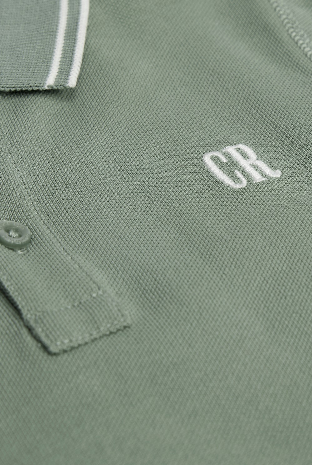 Organically Grown Cotton Logo Polo Shirt