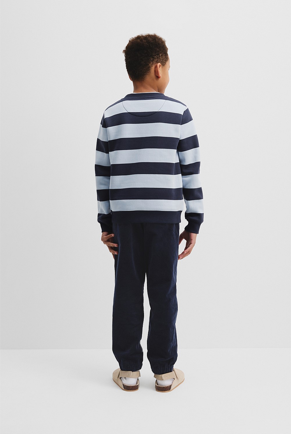 Verified Australian Cotton Heritage Stripe Sweat