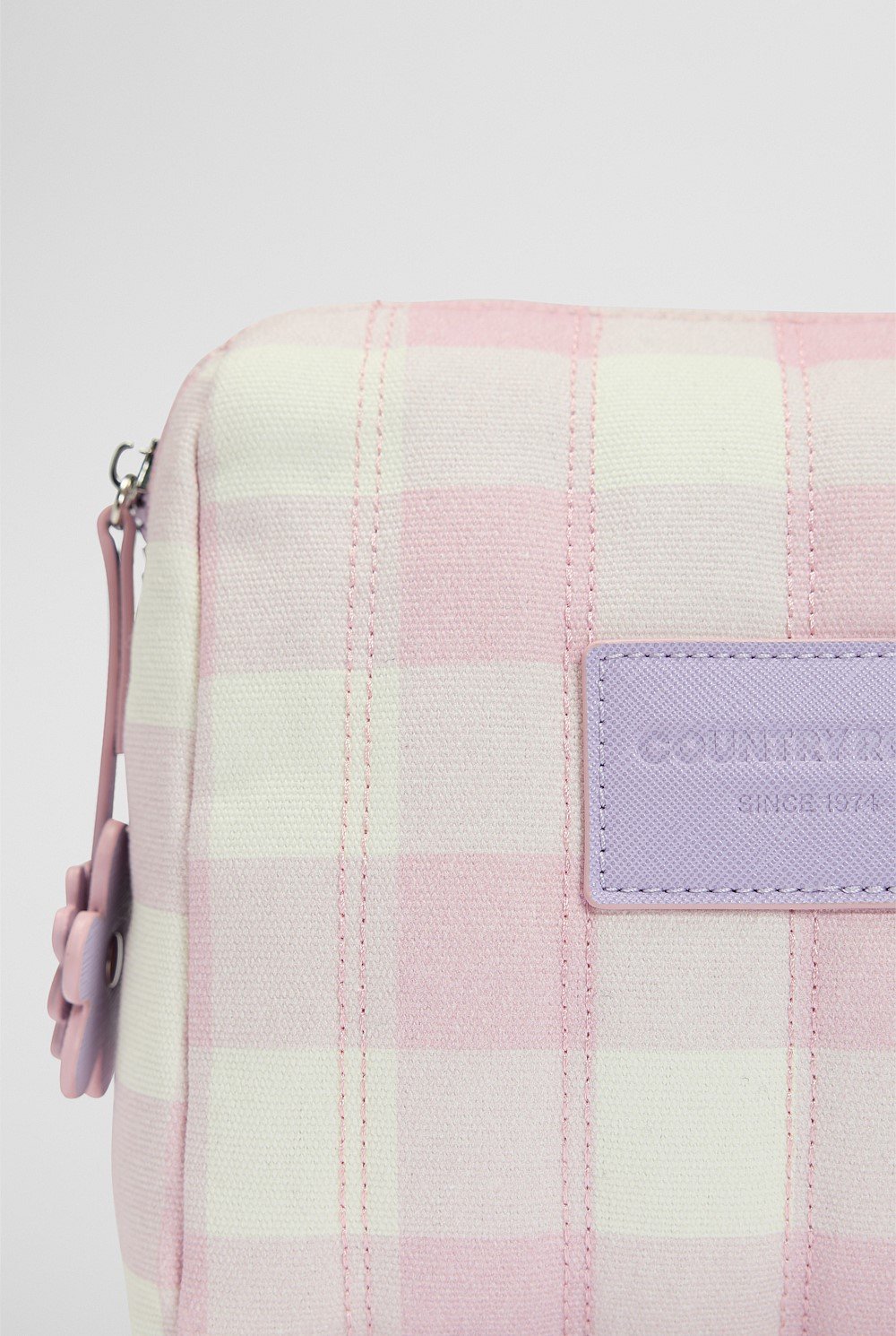 Gingham Cosmetic Case