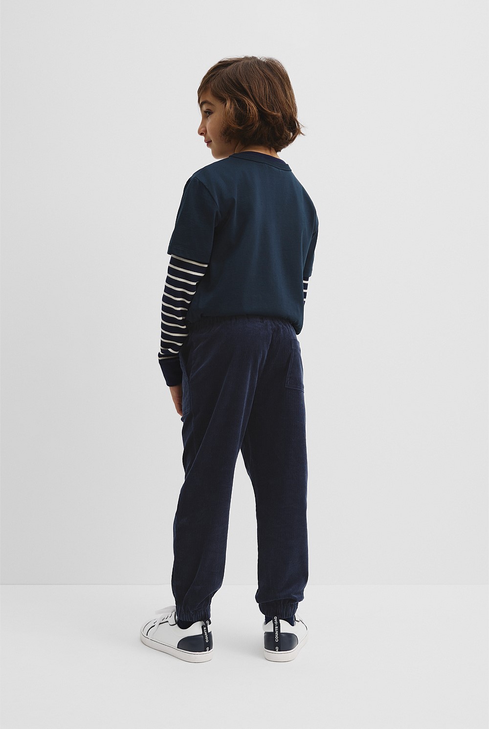 Organically Grown Cotton Cord Jogger Pant