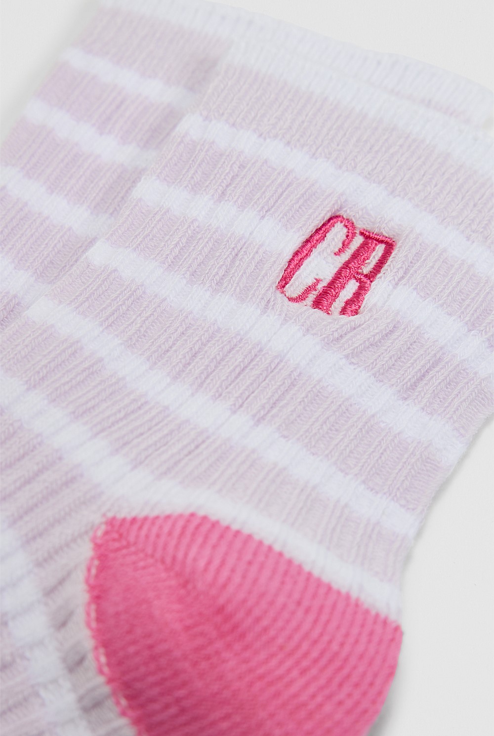 Rib Quarter Crew Sock