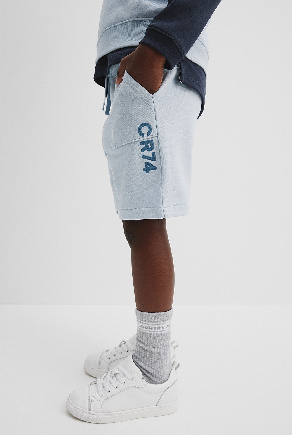 Organically Grown Cotton Logo Sweat Short