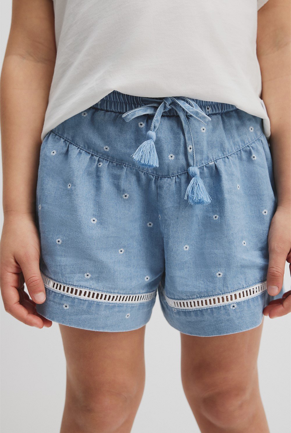 Organically Grown Cotton Pocket Daisy Short