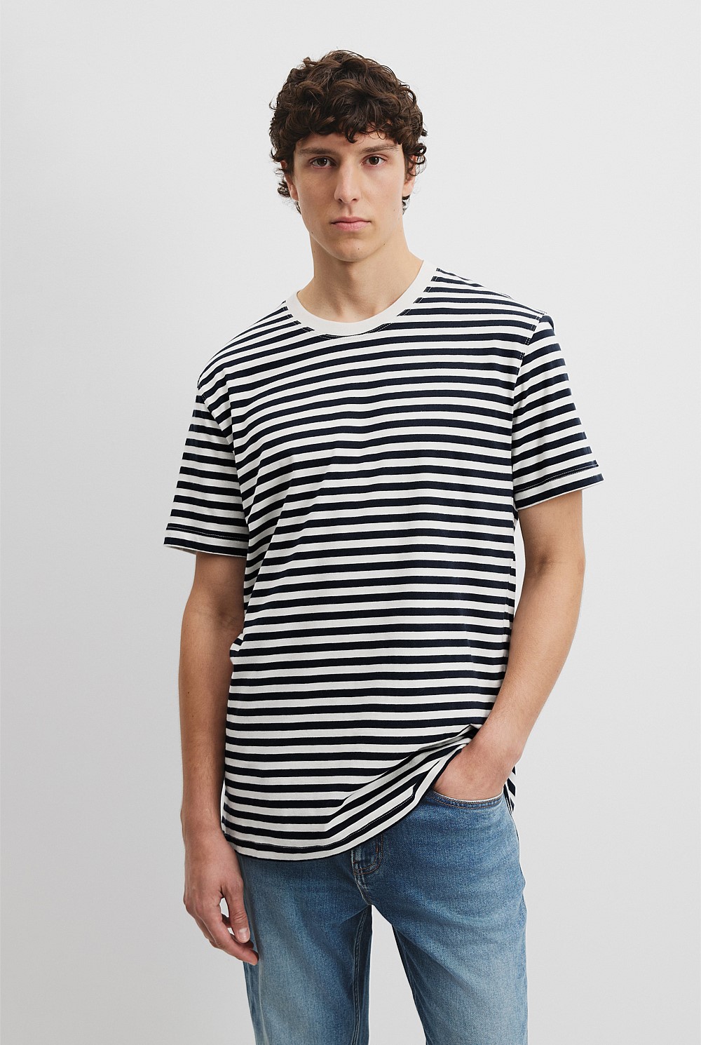 Australian Made Stripe T-Shirt