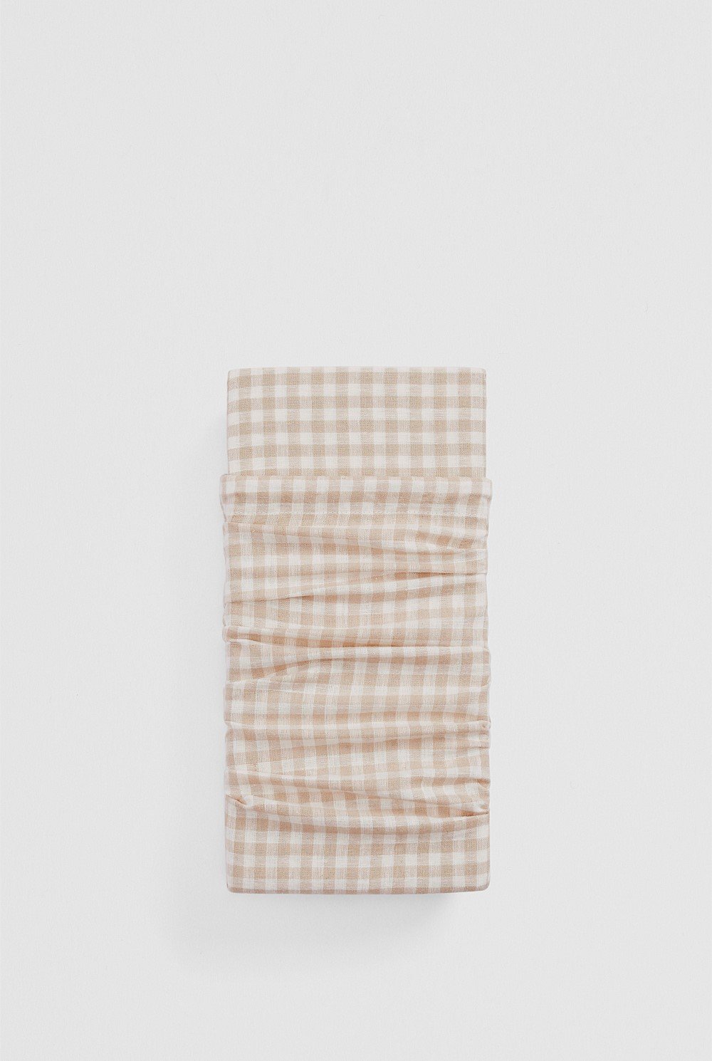 Noni Gingham Double Fitted Sheet