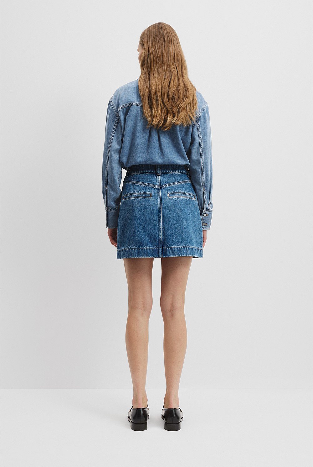 Denim Mini Skirt