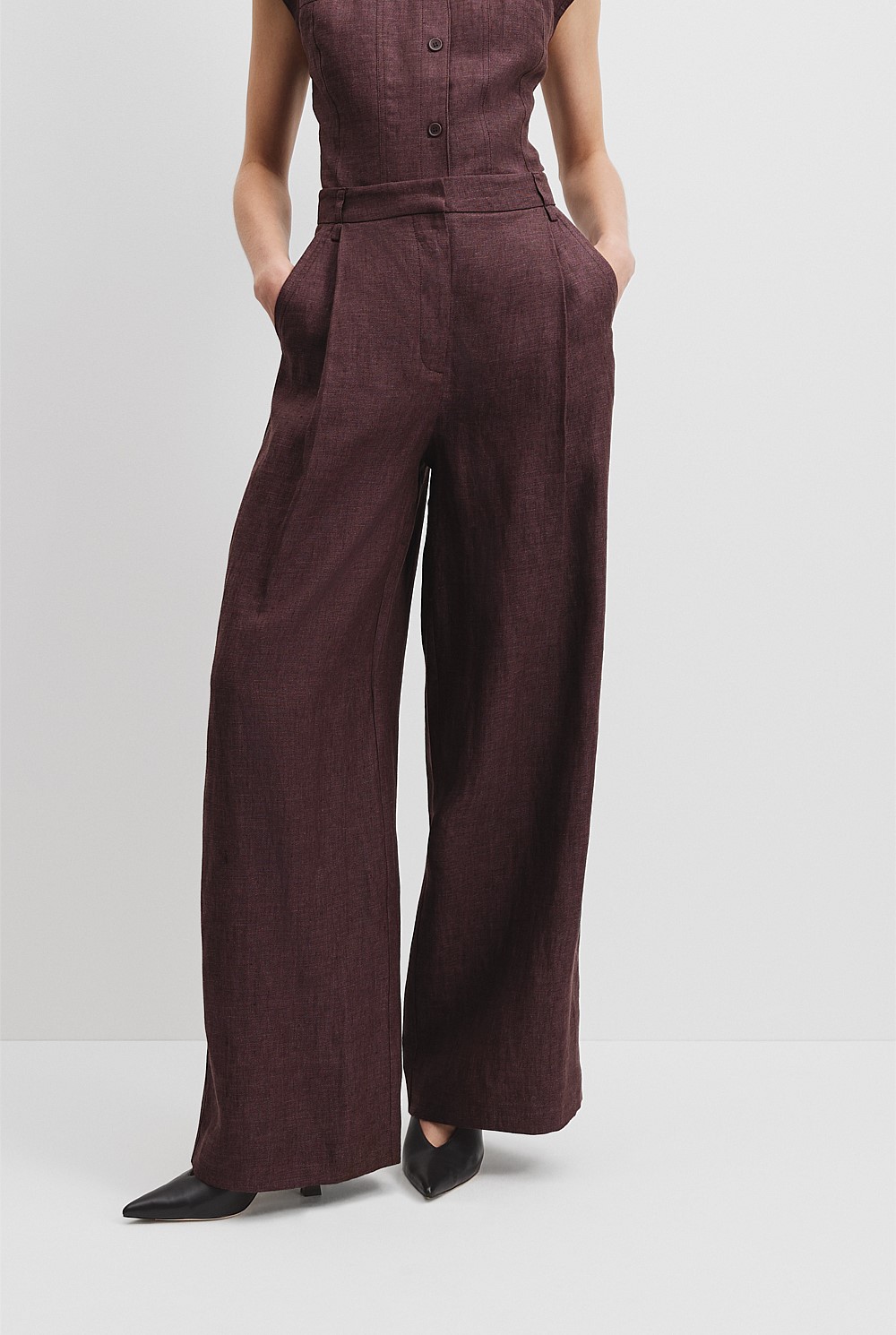 Organically Grown Linen Yarn Dyed Pant