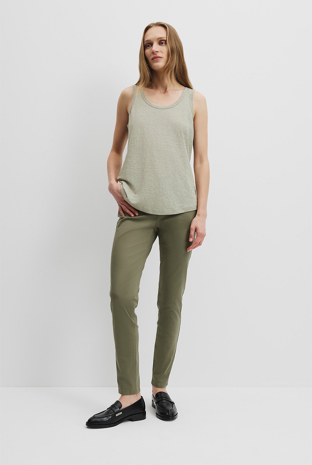 Linen Jersey Tank