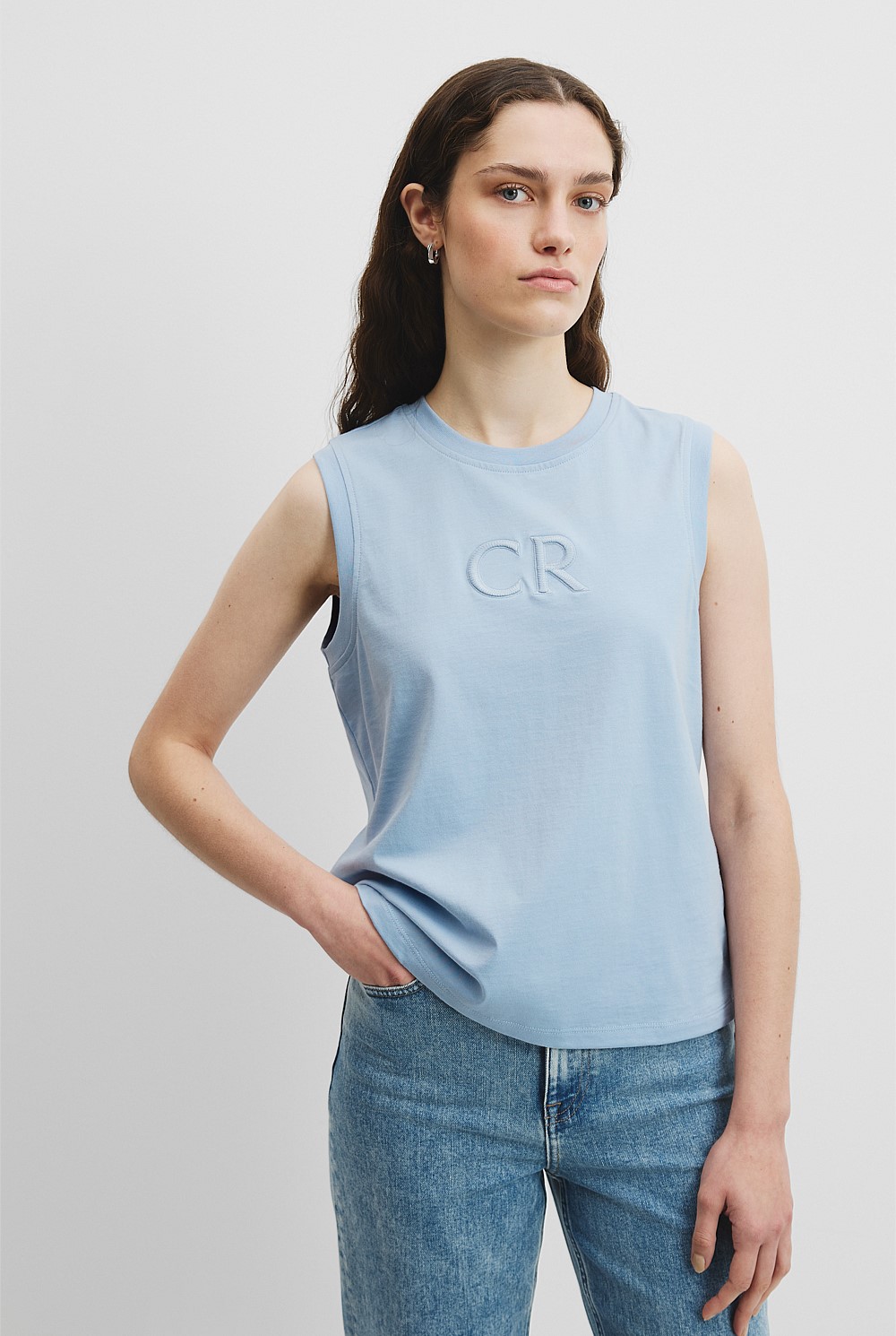 Australian Cotton CR Logo Tank