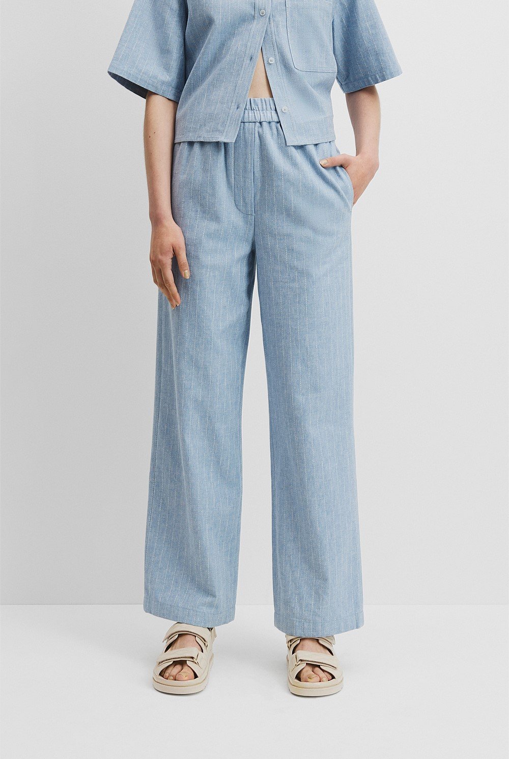 Pull-On Denim Pant