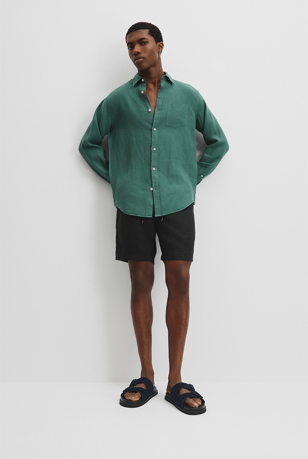 Regular Fit Organically Grown Linen Shirt