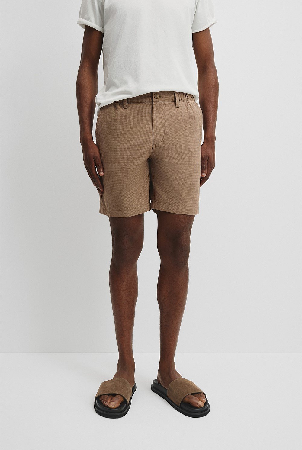 Cotton Micro Textured Short