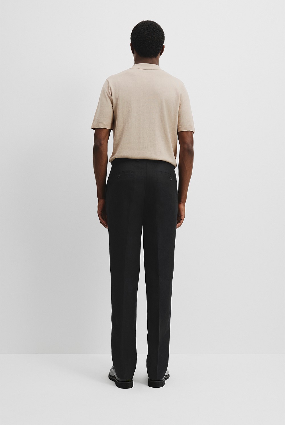 Linen Herringbone Pant