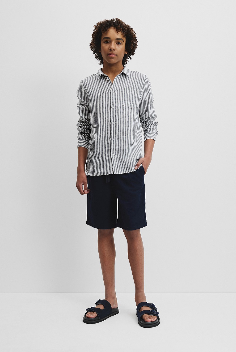 Teen Organically Grown Linen Shirt