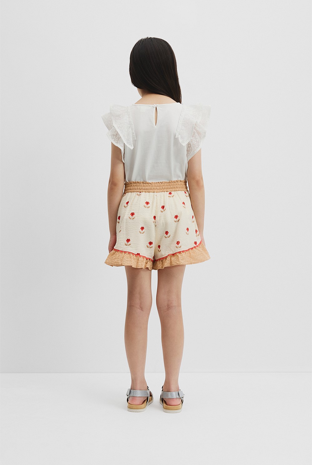 Pansy Frill Short