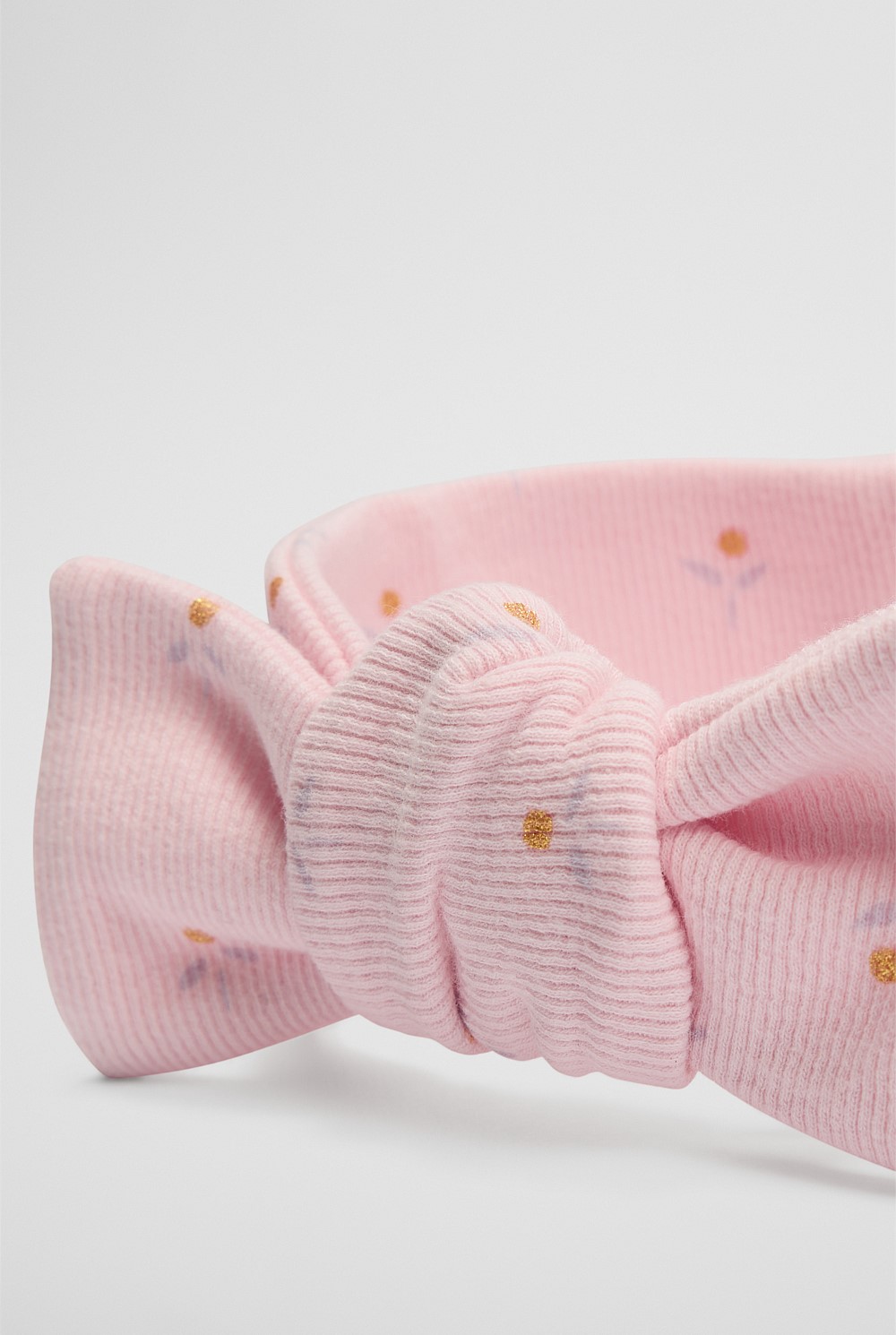 Organically Grown Cotton Rib Headband