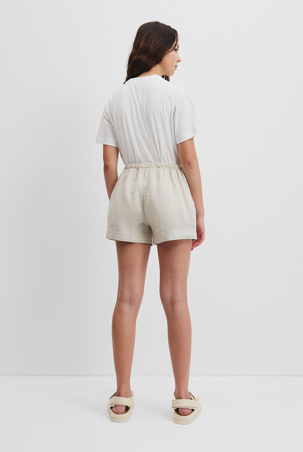 Teen Organically Grown Linen Short