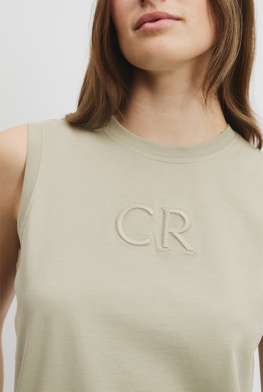 Australian Cotton CR Logo Tank