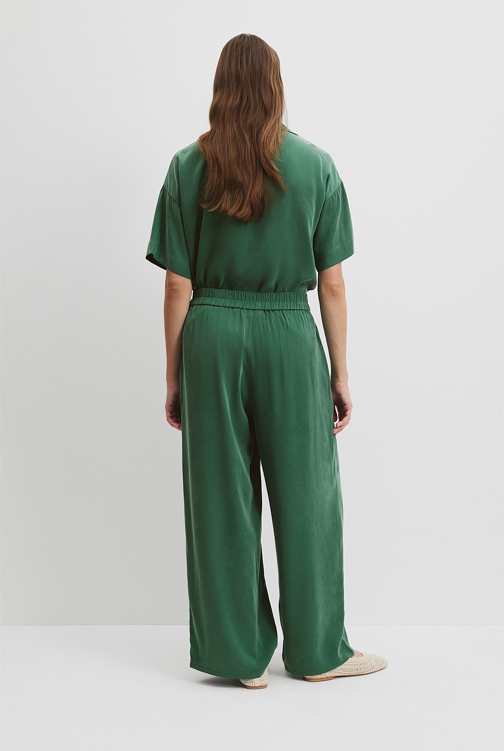 Pull-On Cupro Pant