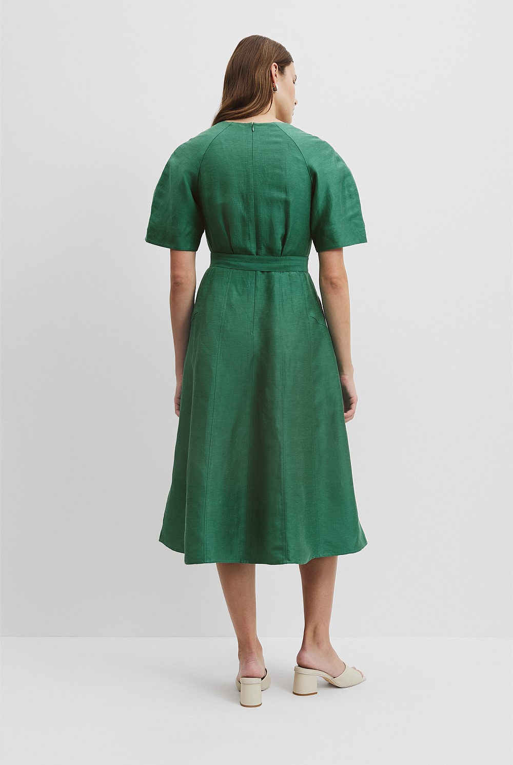 Panelled Midi Dress