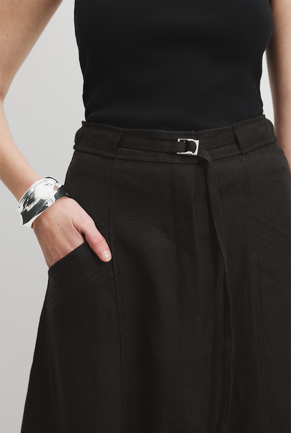 Utility Maxi Skirt